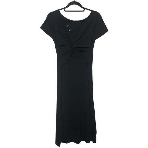 Theory Twist-Back Midi Dress - Picture 4 of 6